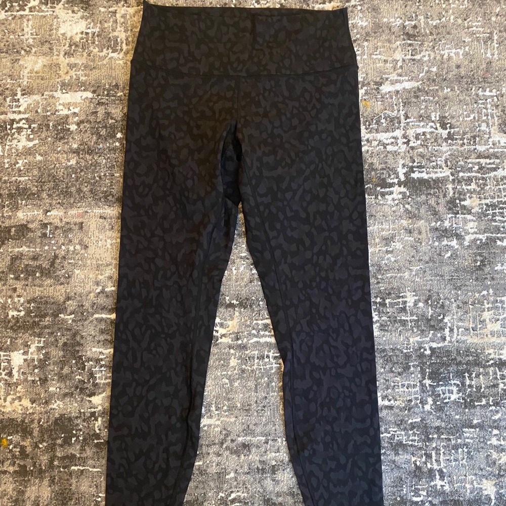 lululemon athletica Black Patterned Leggings